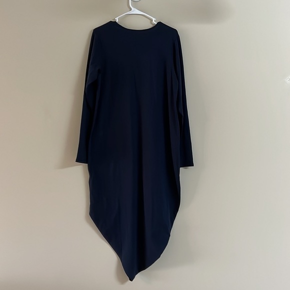 NWT Universal Standard Iconic Long Sleeve V Neck Geneva Dress Navy - Picture 4 of 11